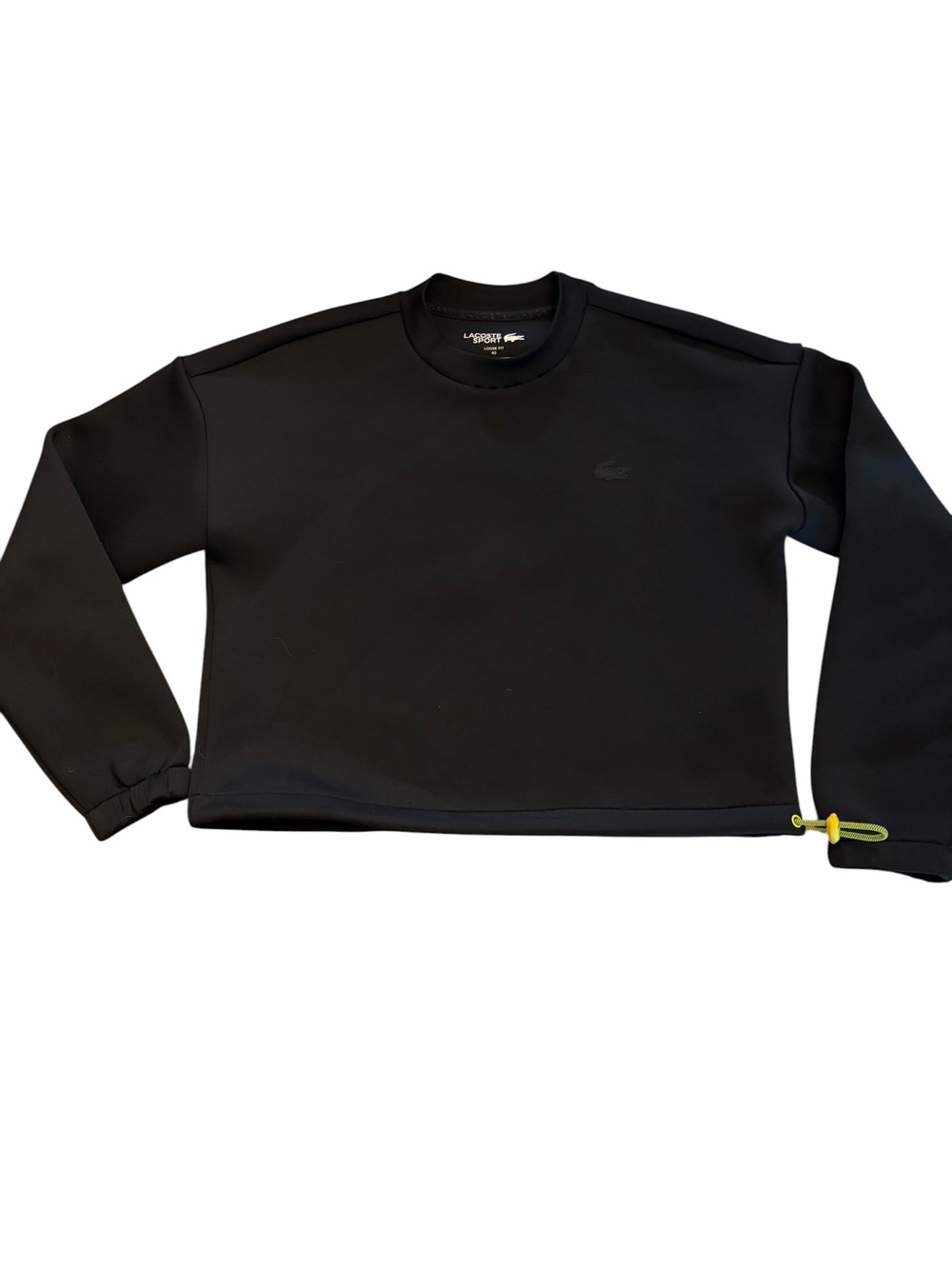 WOMEN'S LACOSTE SPORT LOOSE FIT DRAWSTRING SWEATSHIRT - SF9321
